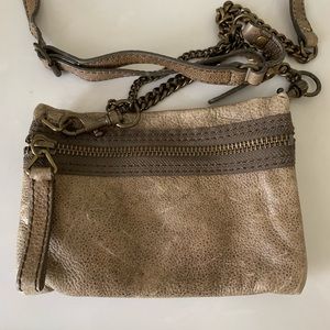 J. Crew Coin Purse in Distressed Leather